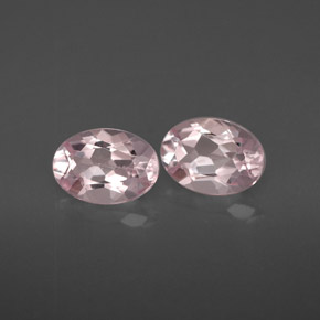 Gemas de morganita rosa natural de  ct, corte óvalo, VVS-VS