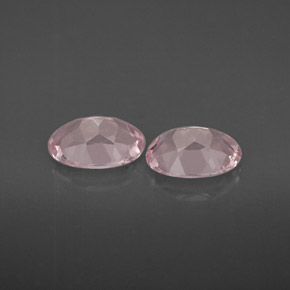 Gemas de morganita rosa natural de  ct, corte óvalo, VVS-VS