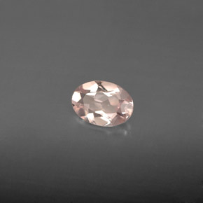 Morganita rosa natural de 0,60 ct, corte óvalo, VVS-VS