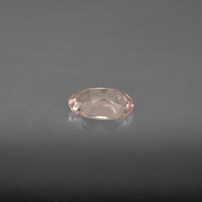 Morganita rosa natural de 0,60 ct, corte óvalo, VVS-VS