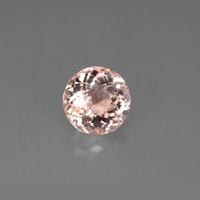 Morganita rosa natural de 1,19 ct, corte redondo, VS