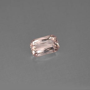 Morganita rosa natural de 0,73 ct, corte esmeralda, VVS-VS
