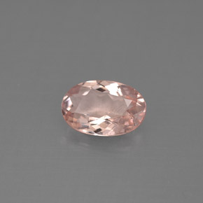 Morganita Rosado claro natural de 0.87 ct, Corte Óvalo, VS
