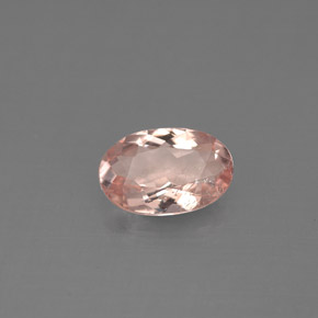 Morganita Rosado claro natural de 0.87 ct, Corte Óvalo, VS