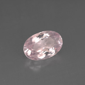 Morganita rosa natural de 1,27 ct, corte óvalo, VS