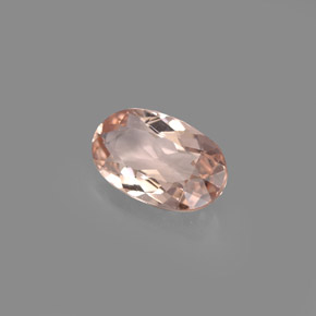 Morganita rosa natural de 1,17 ct, corte óvalo, VVS-VS