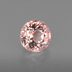 Morganita rosa natural de 1,54 ct, corte redondo, VVS-VS