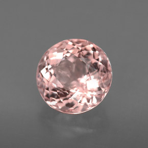 Morganita rosa natural de 1,98 ct, corte redondo, VS