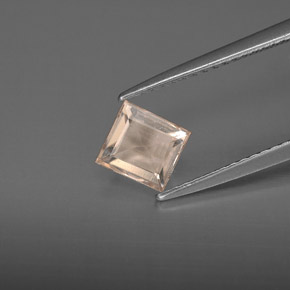 Morganita rosa natural de 0,64 ct, baguette, VS