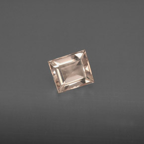 Morganita rosa natural de 0,80 ct, baguette, VS