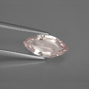 Morganita rosa natural de 1,45 ct, marquesa, VS