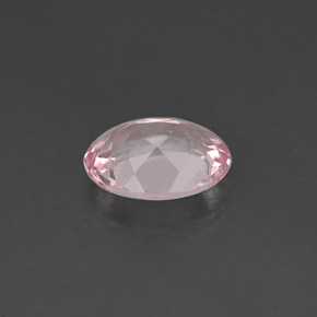 Morganita Rosado claro natural de 0.93 ct, Corte Óvalo, VVS-VS