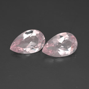 Gemas de morganita rosa natural de  ct, en forma de pera, VVS-VS