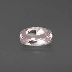 Morganita rosa natural de 1,09 ct, corte cojín, VVS-VS