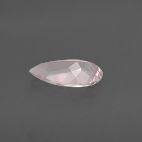 Morganita rosa natural de 1,21 ct, en forma de pera, VVS-VS