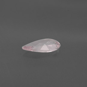 Morganita rosa natural de 0,67 ct, en forma de pera, VVS-VS