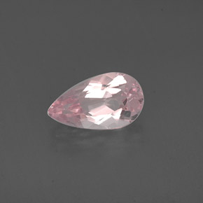 Morganita rosa natural de 1,25 ct, en forma de pera, VVS-VS