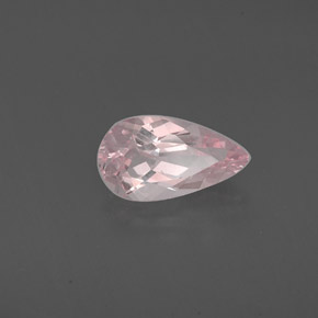 Morganita rosa natural de 1,25 ct, en forma de pera, VVS-VS