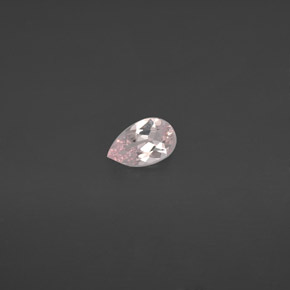 Morganita Rosado claro natural de 0.40 ct, En forma de pera, VVS-VS