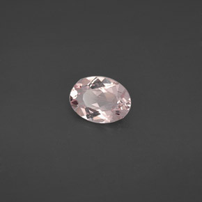 Morganita Rosado claro natural de 1.06 ct, Corte Óvalo, VVS