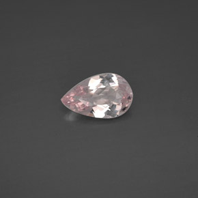 Morganita rosa natural de 1,11 ct, en forma de pera, VVS