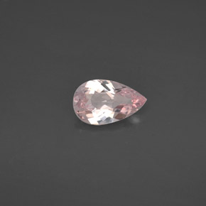 Morganita rosa natural de 1,11 ct, en forma de pera, VVS