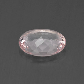 Morganita rosa natural de 0,67 ct, corte óvalo, VVS