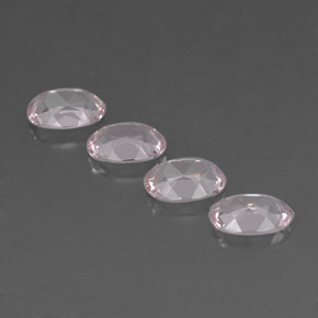 Gemas de morganita rosa natural de  ct, corte óvalo, VVS