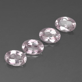 Gemas de morganita rosa natural de  ct, corte óvalo, VVS