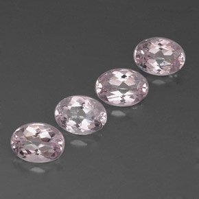 Gemas de morganita rosa natural de  ct, corte óvalo, VVS
