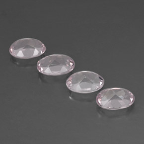 Gemas de morganita rosa natural de  ct, corte óvalo, VVS