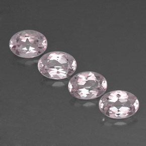 Gemas de morganita rosa natural de  ct, corte óvalo, VVS