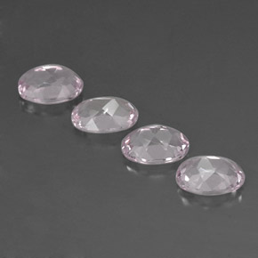 Gemas de morganita rosa natural de  ct, corte óvalo, VVS