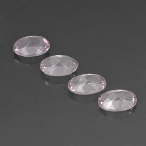 Gemas de morganita rosa natural de  ct, corte óvalo, VVS