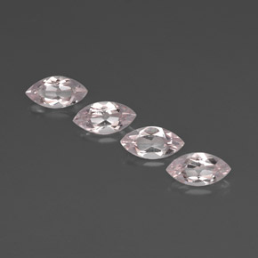 Gemas de morganita rosa natural de  ct, marquesa, VVS