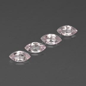 Gemas de morganita rosa natural de  ct, marquesa, VVS