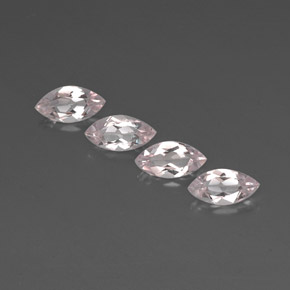 Gemas de morganita rosa natural de  ct, marquesa, VVS