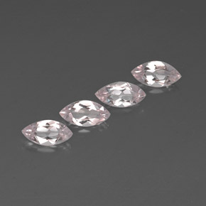 Gemas de morganita rosa natural de  ct, marquesa, VVS