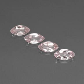 Morganita rosa natural de 2,28 ct, marquesa, VVS