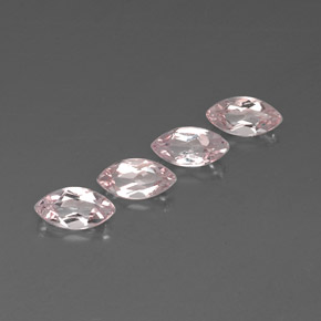 Morganita rosa natural de 2,28 ct, marquesa, VVS