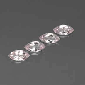 Gemas de morganita rosa natural de  ct, marquesa, VVS