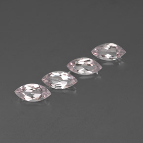 Gemas de morganita rosa natural de  ct, marquesa, VVS