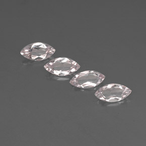 Gemas de morganita rosa natural de  ct, marquesa, VVS