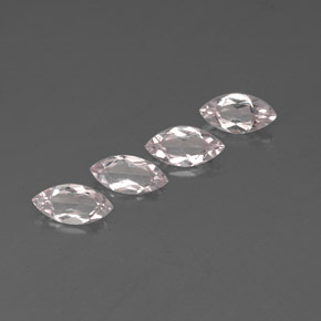 Gemas de morganita rosa natural de  ct, marquesa, VVS
