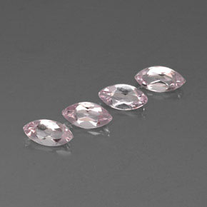 Gemas de morganita rosa natural de  ct, marquesa, VVS