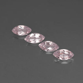 Gemas de morganita rosa natural de  ct, marquesa, VVS