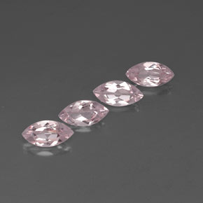 Gemas de morganita rosa natural de  ct, marquesa, VVS