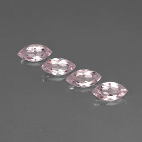 Gemas de morganita rosa natural de  ct, marquesa, VVS