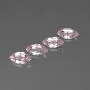 Gemas de morganita rosa natural de  ct, marquesa, VVS