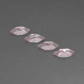 Gemas de morganita rosa natural de  ct, marquesa, VVS
